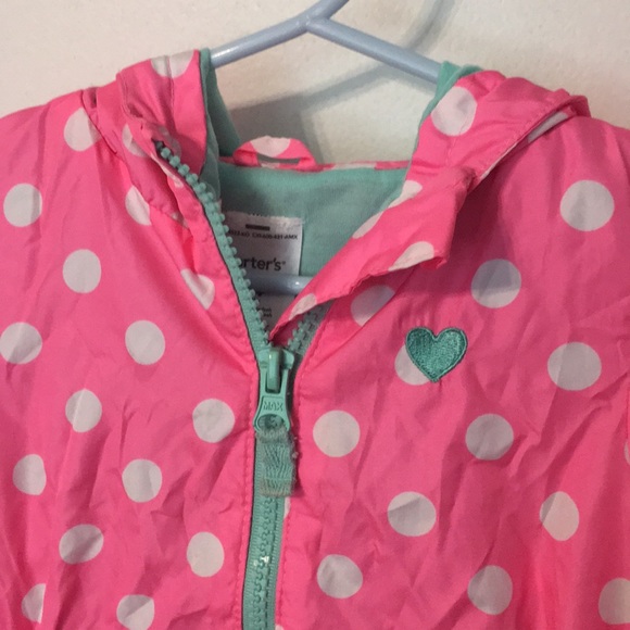 🌖 Carters 24 months pink polka dot jacket - Picture 2 of 4